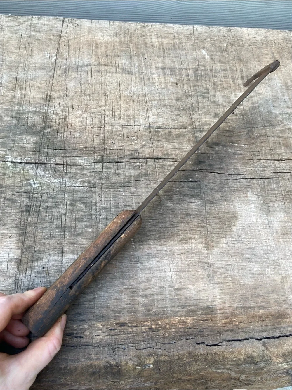 Damaged! Vintage Farm Knife 16” Long